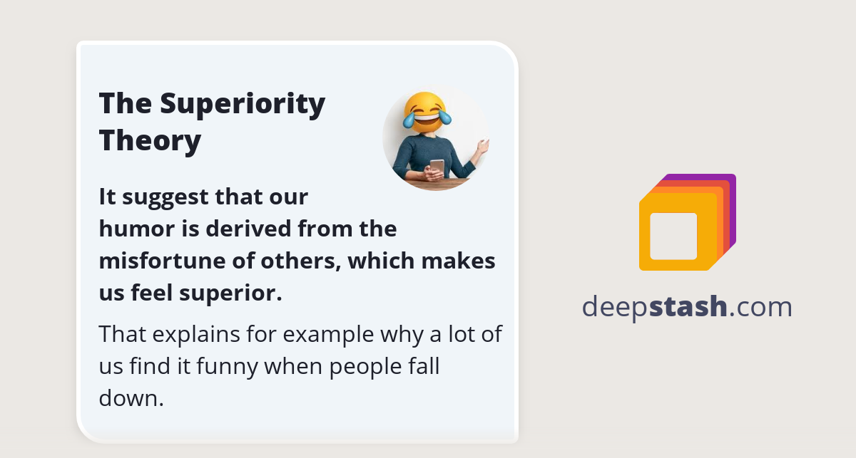 The Superiority Theory - Deepstash