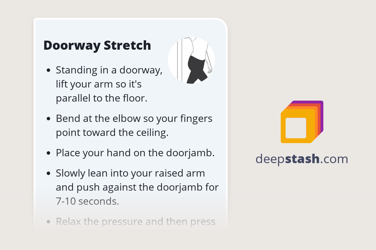 Doorway Stretch Deepstash