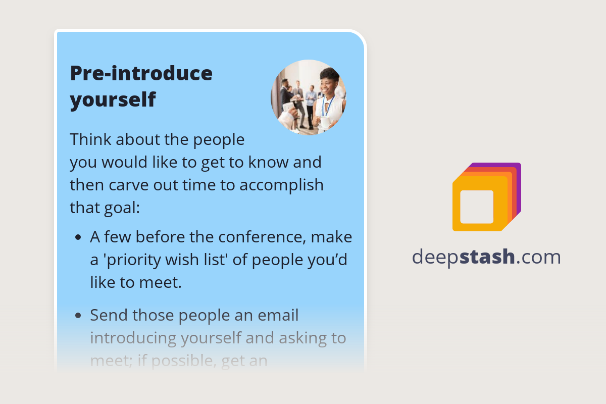 Preintroduce yourself Deepstash