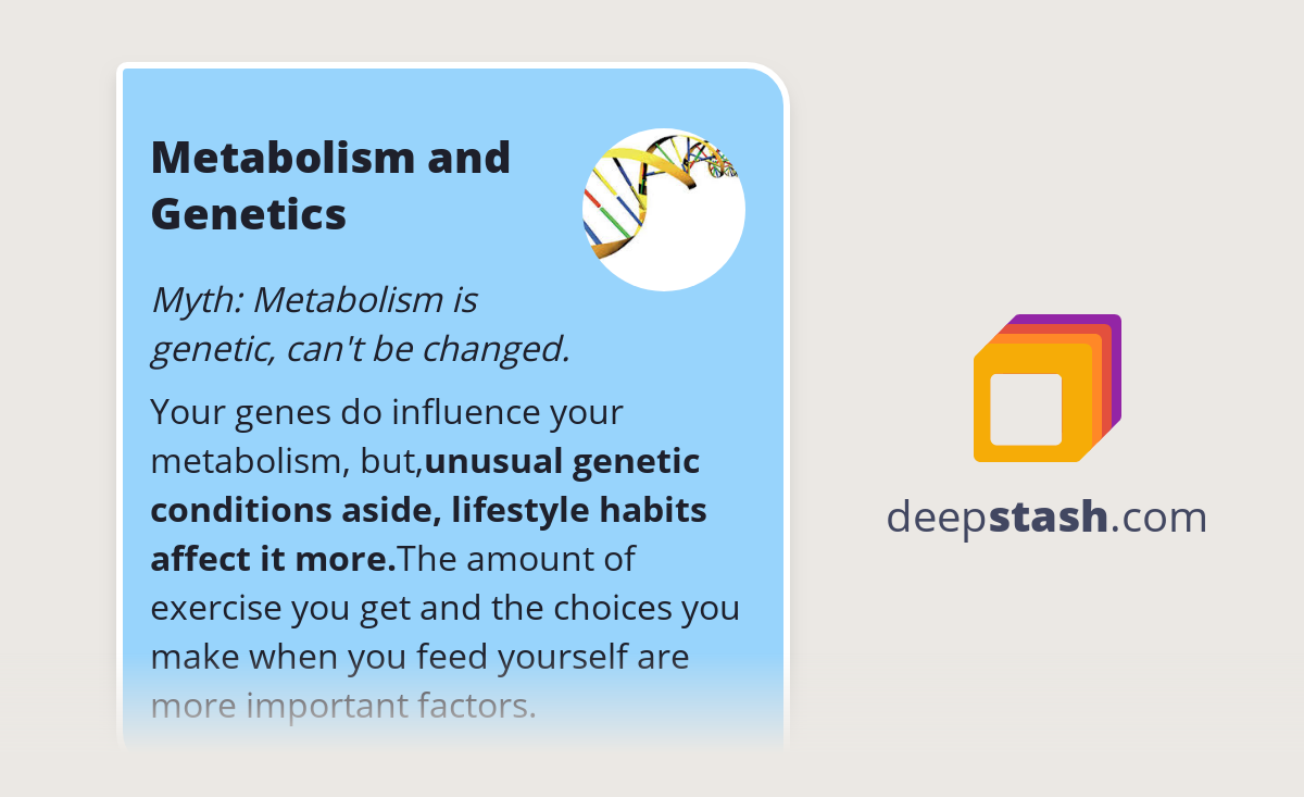 GENETICS AND METABOLISM visual data 7