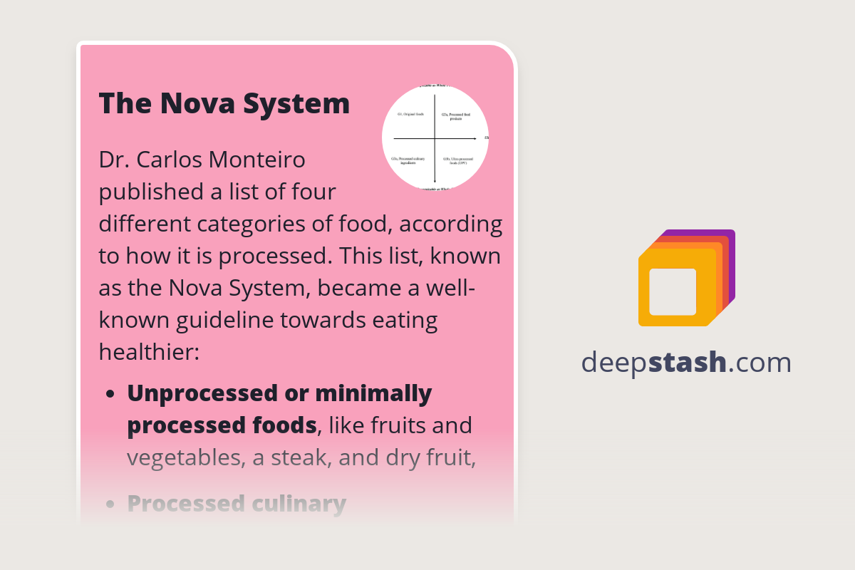 The Nova System - Deepstash