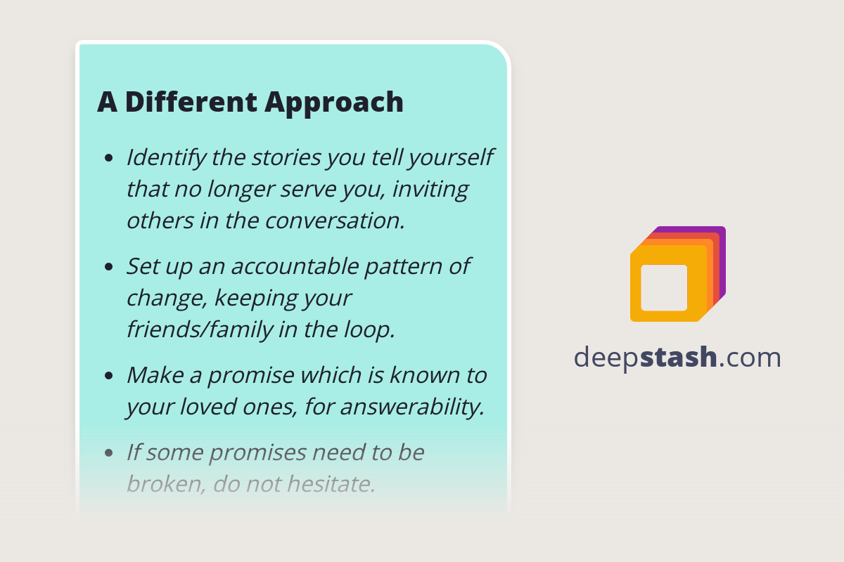 A Different Approach Deepstash