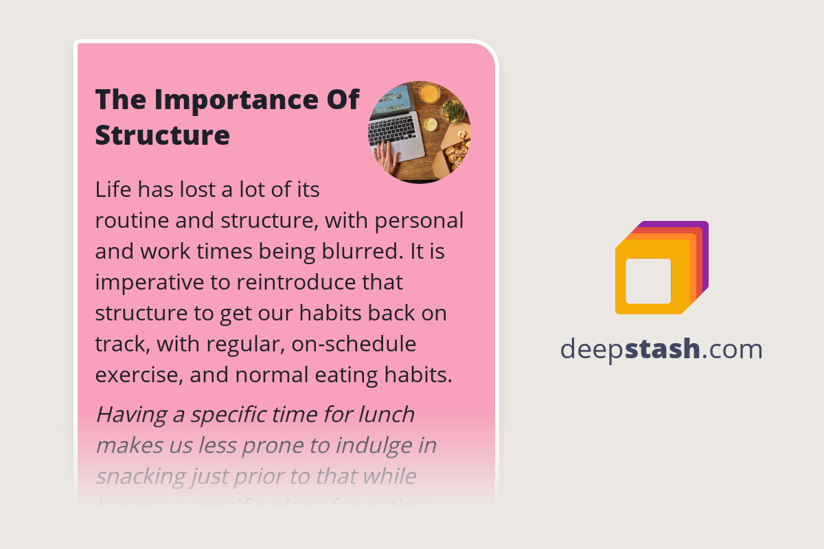 the-importance-of-structure-deepstash