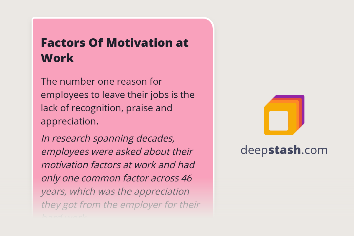 Factors that affect job motivation image