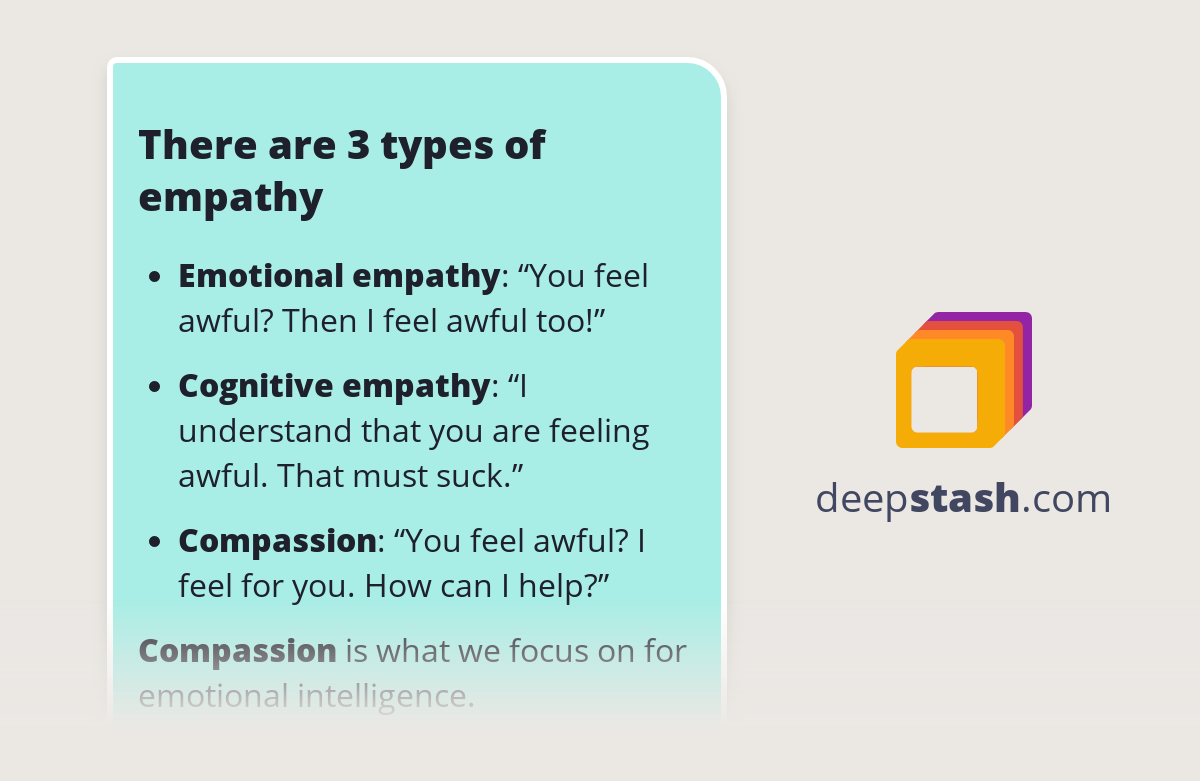 Three Types Of Empathy Three Types Of Empathy
