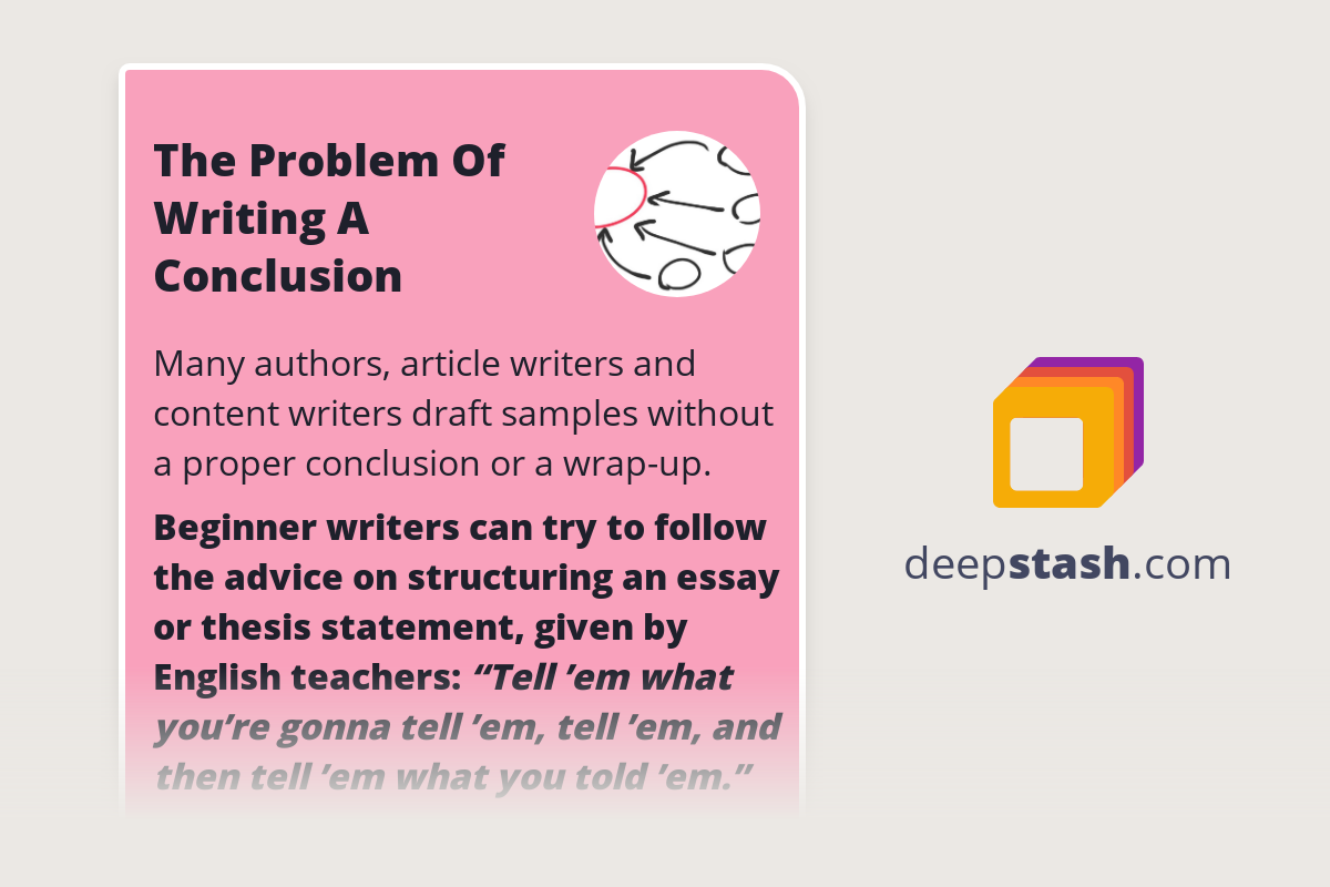 Conclusion sentence examples picture