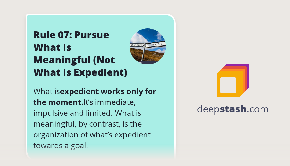 Expedient Meaning Usage Quotes And Social Examples